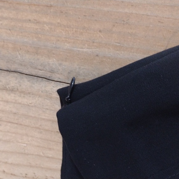 Talbots Petites Black Classic Side Zip High Waist Slim Leg Pants Size 10p - Picture 8 of 12